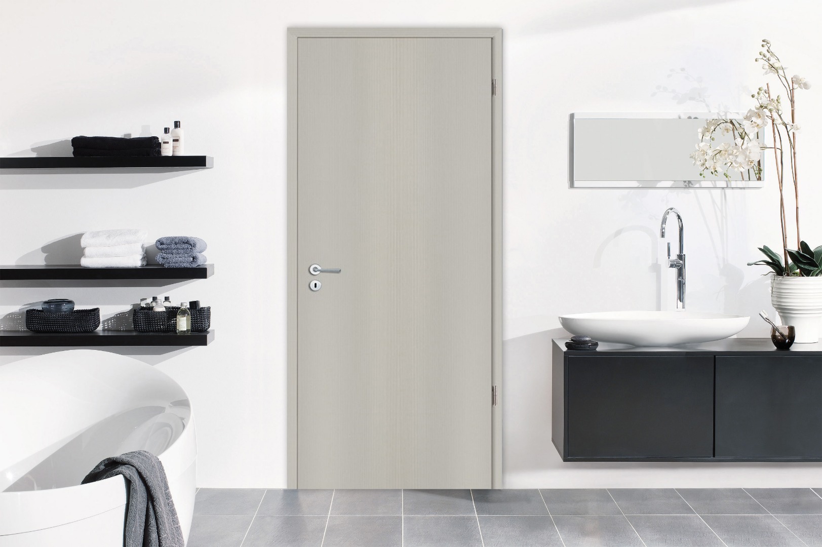 Grey Doors - Amazing range of laminate light and dark grey finishes